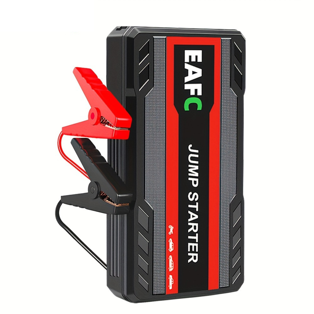 LuxAuto Elite Démarreur de Voiture Portable | Booster d'urgence et chargeur de batterie mobile pour camping-car 12V, idéal pour les voyages