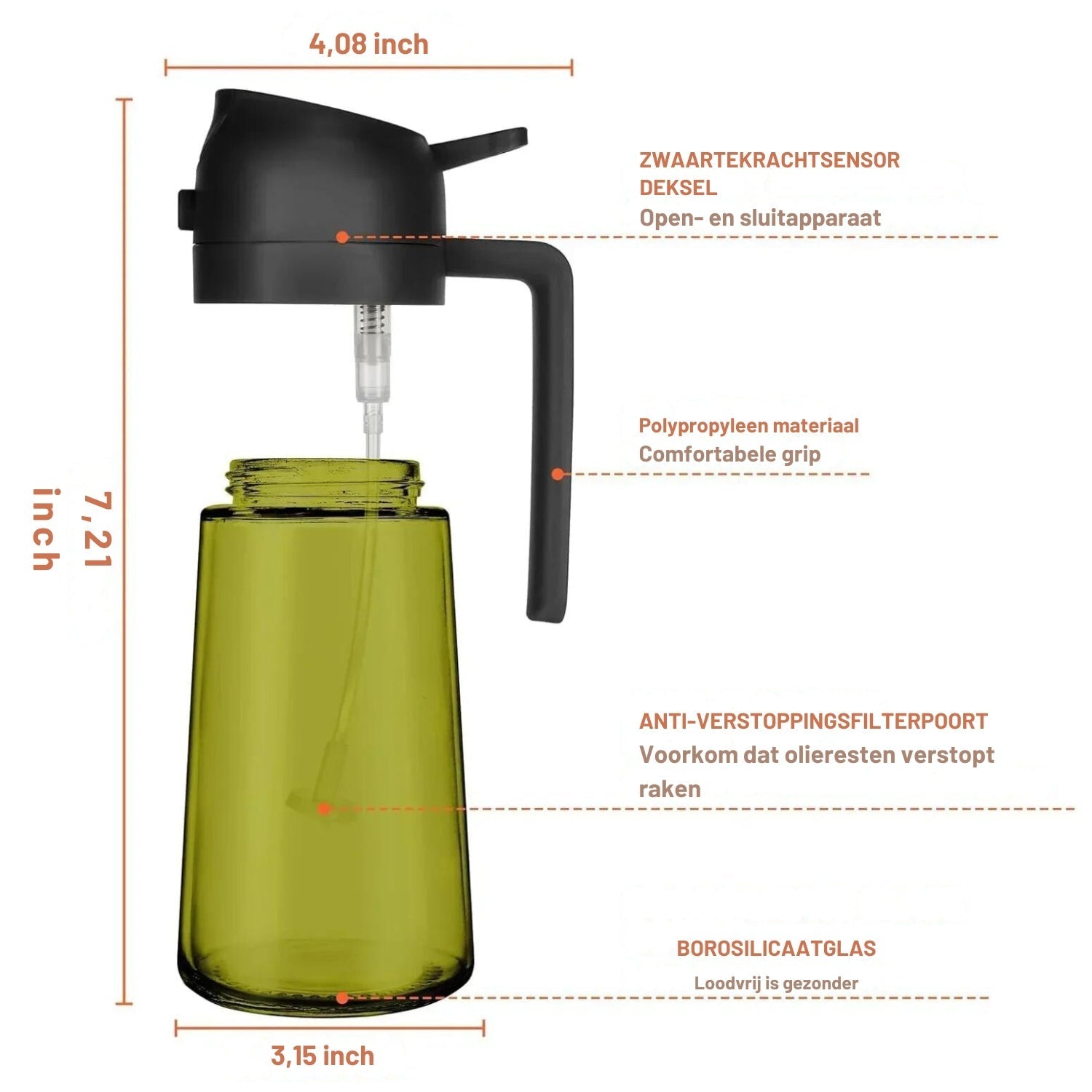 Spray d'Huile Sain – Pour une préparation efficace et savoureuse