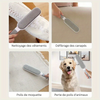 Brosse à Peluches VelvetTouch Luxe | Outil double face pour un enlèvement sans effort des poils d'animaux sur les vêtements, les meubles et les tapis