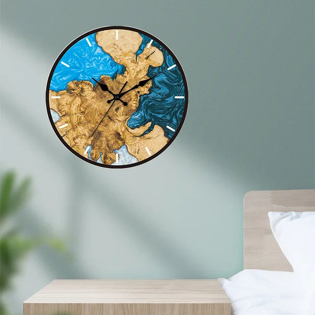 Acrylique transparent Wanduhr | Horloge murale moderne et silencieuse pour le salon et le bureau