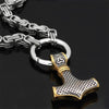 Collier amulette de loup viking | Pendentif tête de loup Viking en acier inoxydable pour hommes
