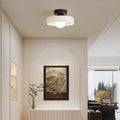 Lumière de plafond LED en verre Bauhaus 1 lumière