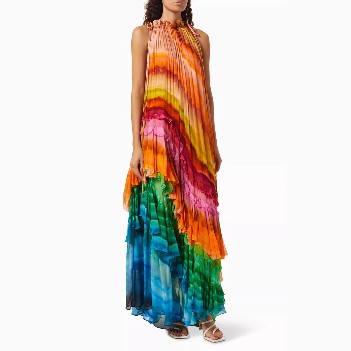 SORELLE | Robe Arc-en-Ciel Sans Fin - Éblouissante, Estivale & Confortable