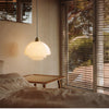 Suspension en Verre Blanc Laiton | Design Mid-Century Moderne | Variétés de Diamètre | Longueur de Suspension Réglable | Verre et Laiton | Convient pour 110V-120V | Élément Élégant pour Intérieur