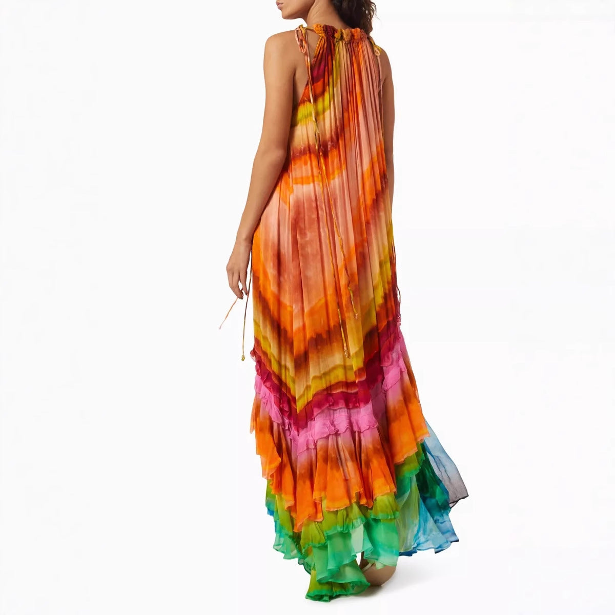 SORELLE | Robe Arc-en-Ciel Sans Fin - Éblouissante, Estivale & Confortable