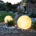 Lampe Solaire en Forme de Lune pour Jardin