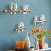 Beaux Oiseaux Porte-Manteau Porte-Manteau Mur Pour Décoration Ludique