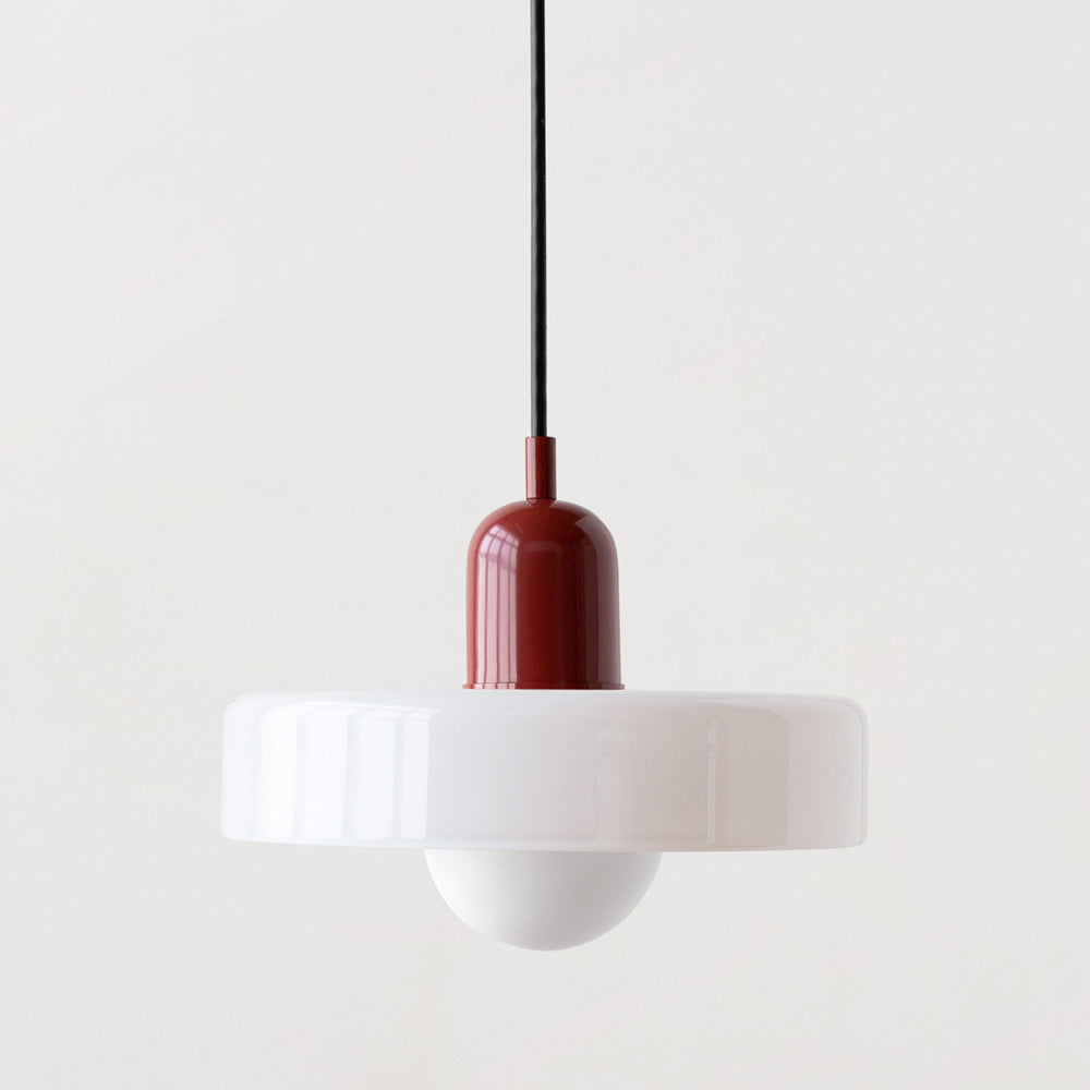 Suspension ColorLoop – Lampe suspendue Bauhaus artistique avec lumière chaude