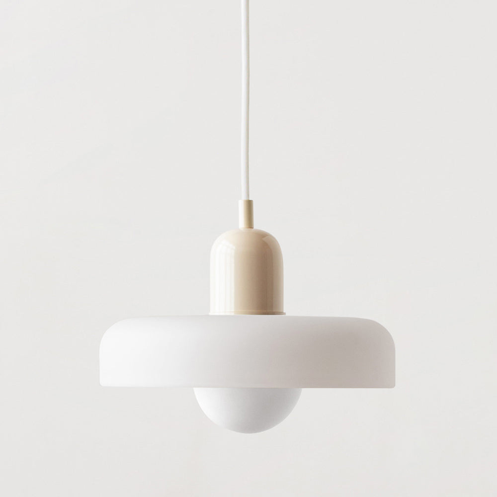 Suspension ColorLoop – Lampe suspendue Bauhaus artistique avec lumière chaude