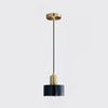 Suspension Cylindrique Japonaise – Lampe Suspendue LED Minimaliste en Laiton et Bois