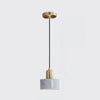 Suspension Cylindrique Japonaise – Lampe Suspendue LED Minimaliste en Laiton et Bois