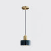Suspension Cylindrique Japonaise – Lampe Suspendue LED Minimaliste en Laiton et Bois