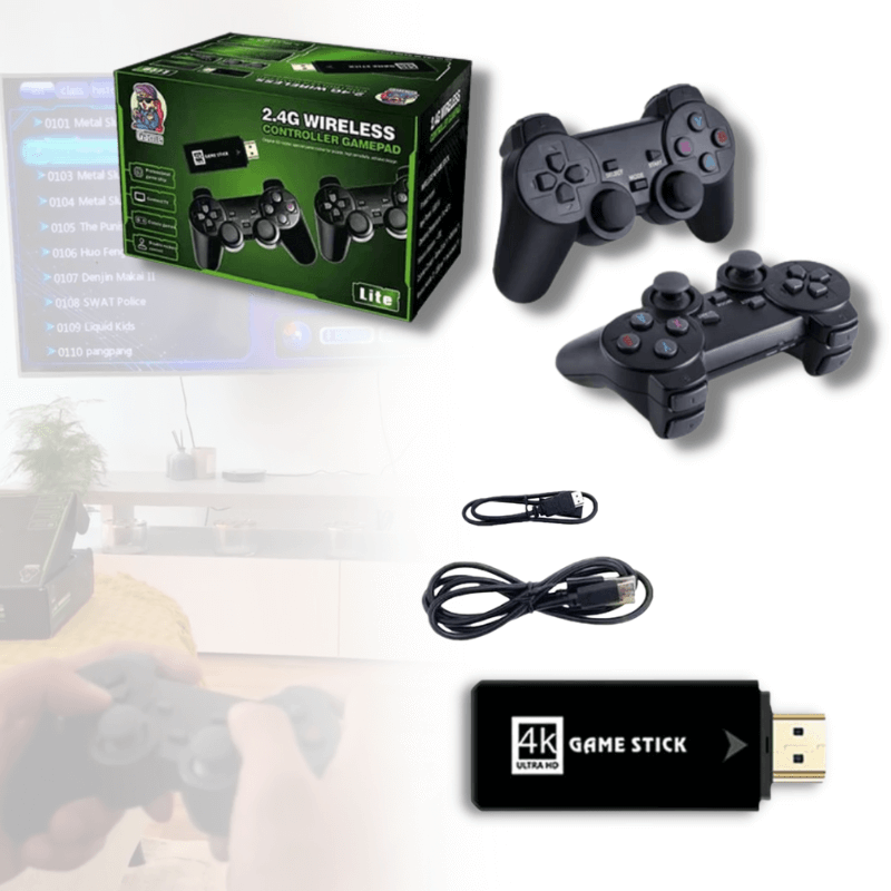Stick de jeu rétro avec 10 000 jeux – Plugbit