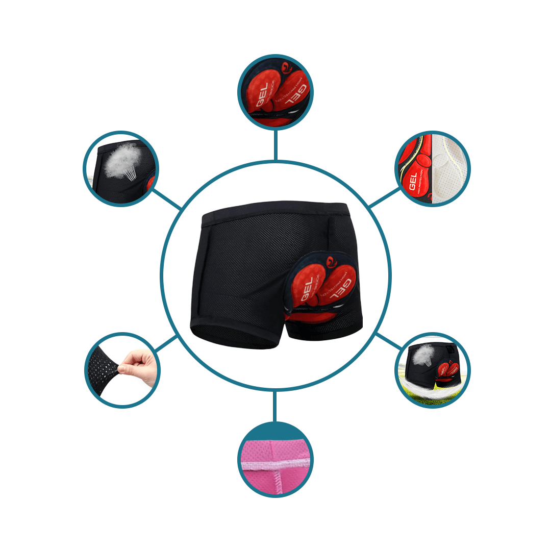 Vêtements confortables pour motards | Short respirant et anti-abrasion pour les coureurs, Conçu pour rester au sec toute la journée et ne pas provoquer d'irritations.