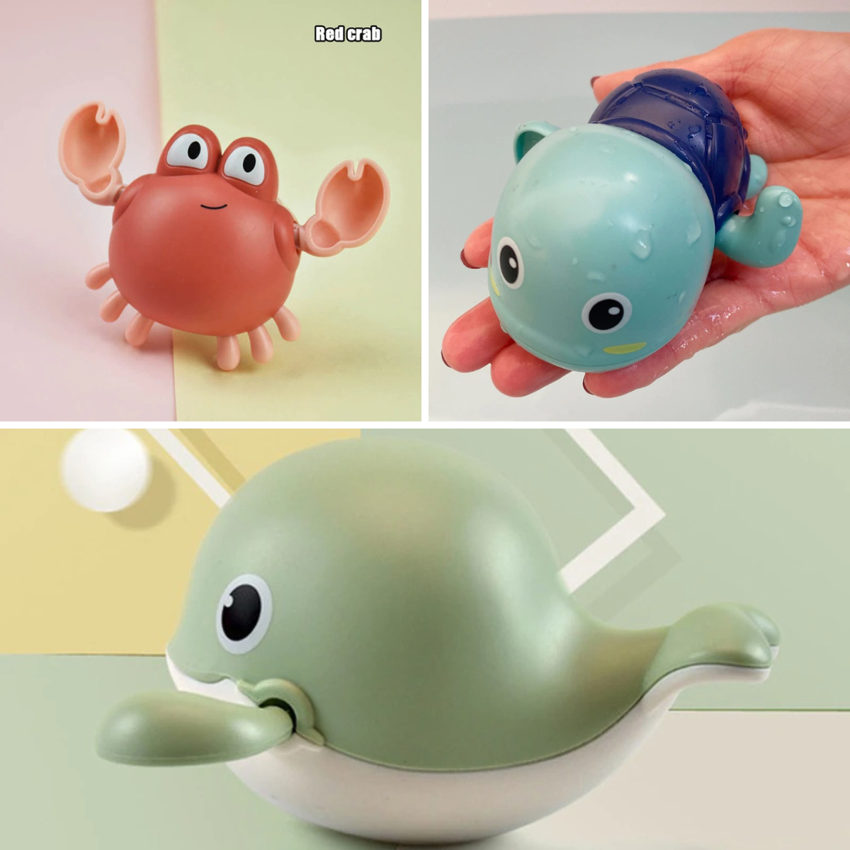 SplashMates - Jouets de bain animaux aquatiques