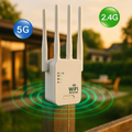 AstraLink Extenseur WiFi Extérieur 5G et 2.4G pour Jardin