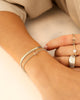 Bracelet en pierre de naissance en forme de cœur