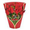 Bouquet de fleurs 3D décoratif avec carte