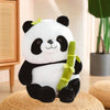 Adorable peluche Panda | Mignon panda avec bambou pour enfants
