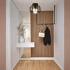 Aurub | Lampe de plafond industrielle noire