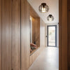 Aurub | Lampe de plafond industrielle noire