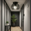 Aurub | Lampe de plafond industrielle noire