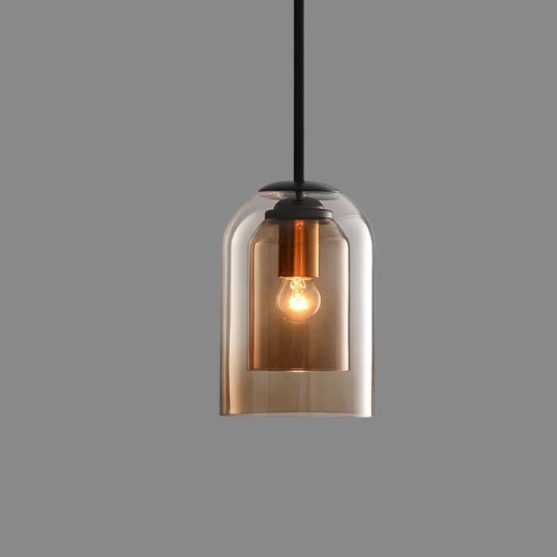 Suspension en verre double élégante - AuraGlas