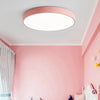 Applique de Plafond Circulaire en Bois Nordique pour Décoration Intérieure de Style Macaron & Éclairage Ambiant