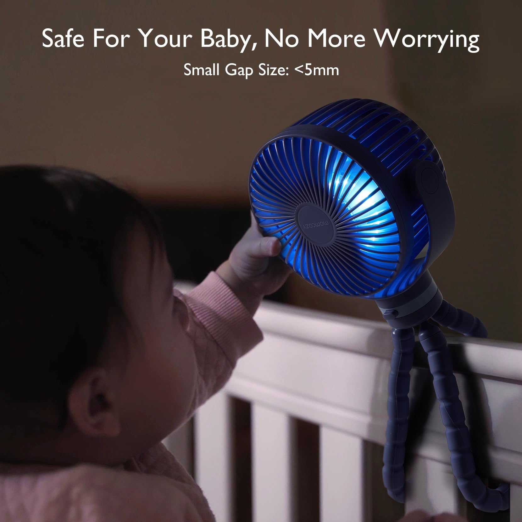 Ventilateur portable rechargeable USB pour les voyages