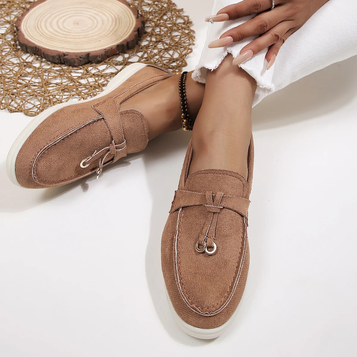 Ann-Sophie | Suède Mocassins