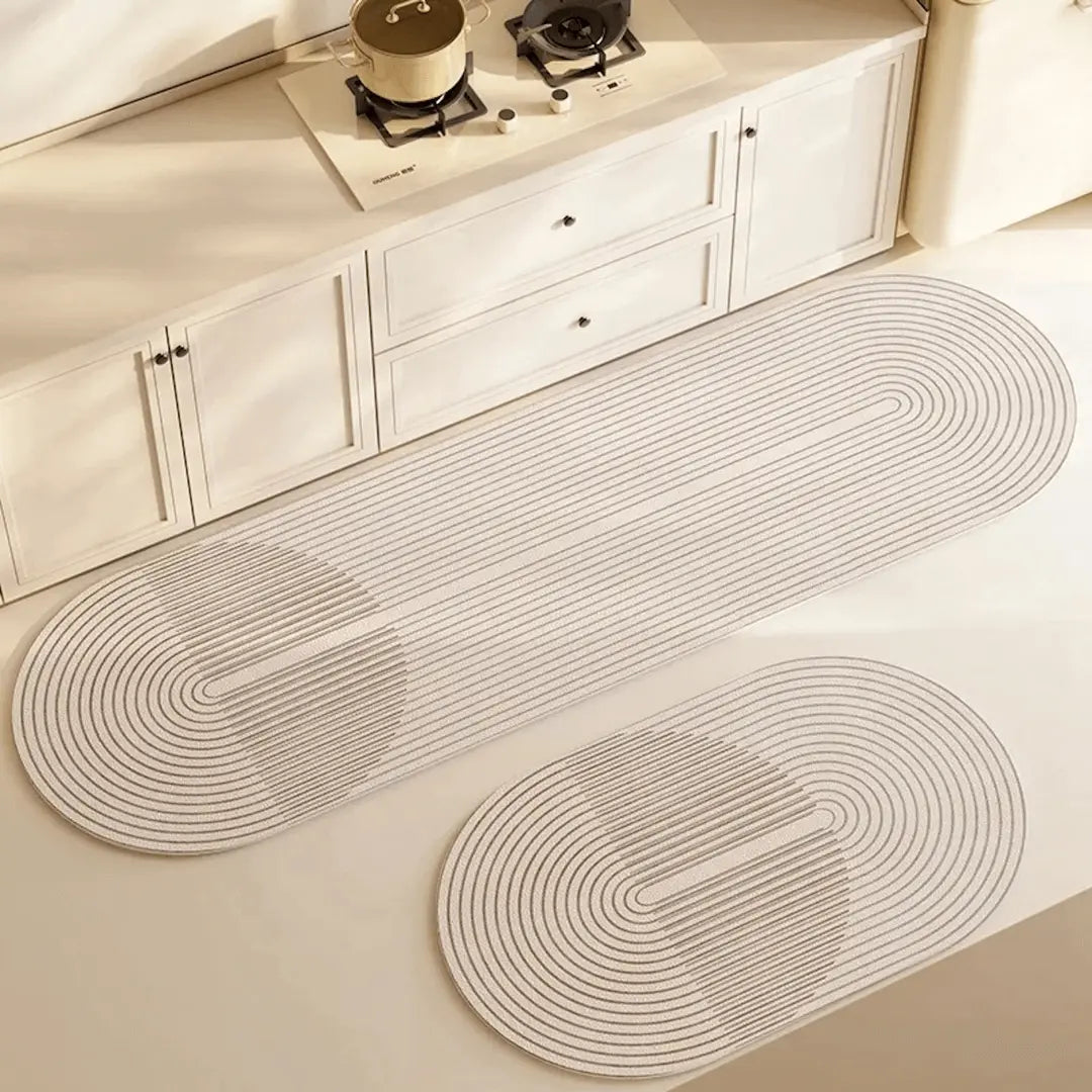 Tapis de Cuisine LuxéMat Luxe | Tapis de cuisine absorbant et à séchage rapide pour une hygiène optimale