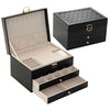 Boîte à Bijoux Multi-Couches de Luxe – Organisateur Élégant et Durable