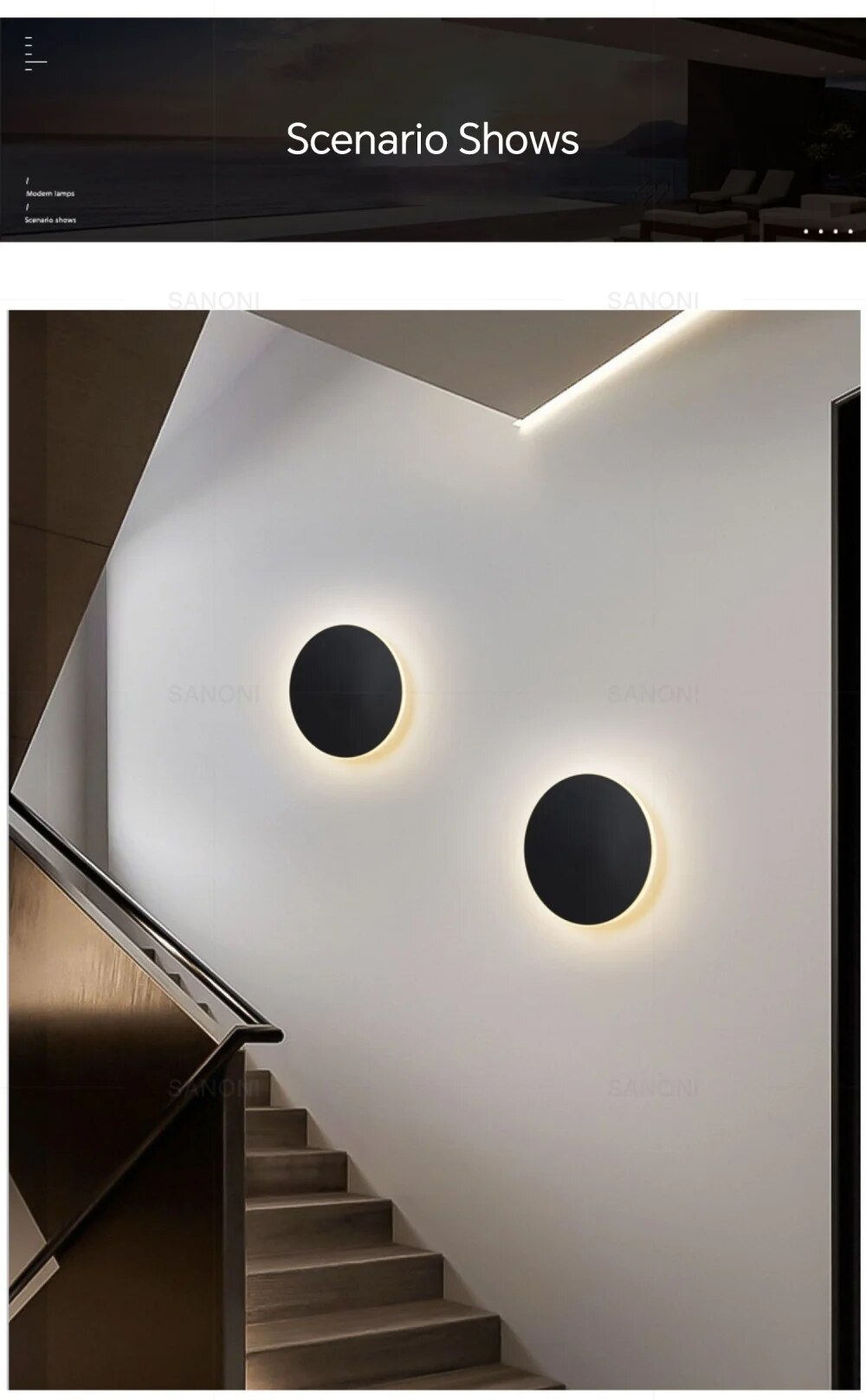 Applique murale LED moderne – Lumeo