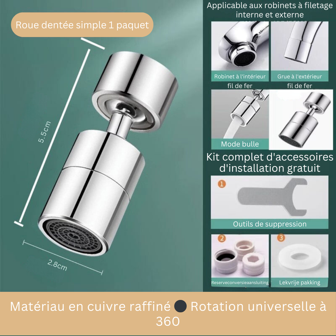 AquaGlide | Offrez à votre robinet la modernisation dont il a besoin