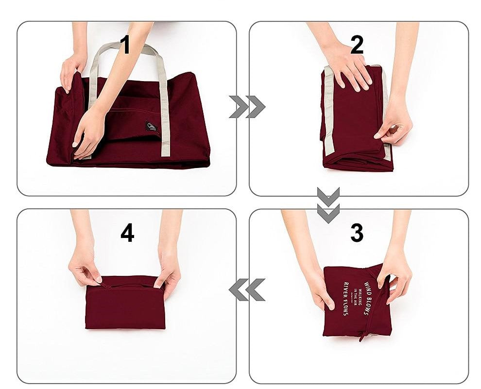 TravelMate Compact Sac de Voyage Pliable – Pratique et Spacieux