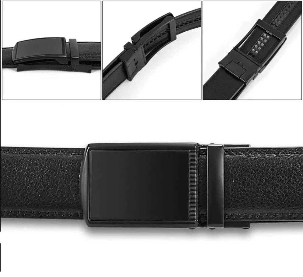 SovereignFlex | Ceinture élégante en cuir avec longueur librement ajustable