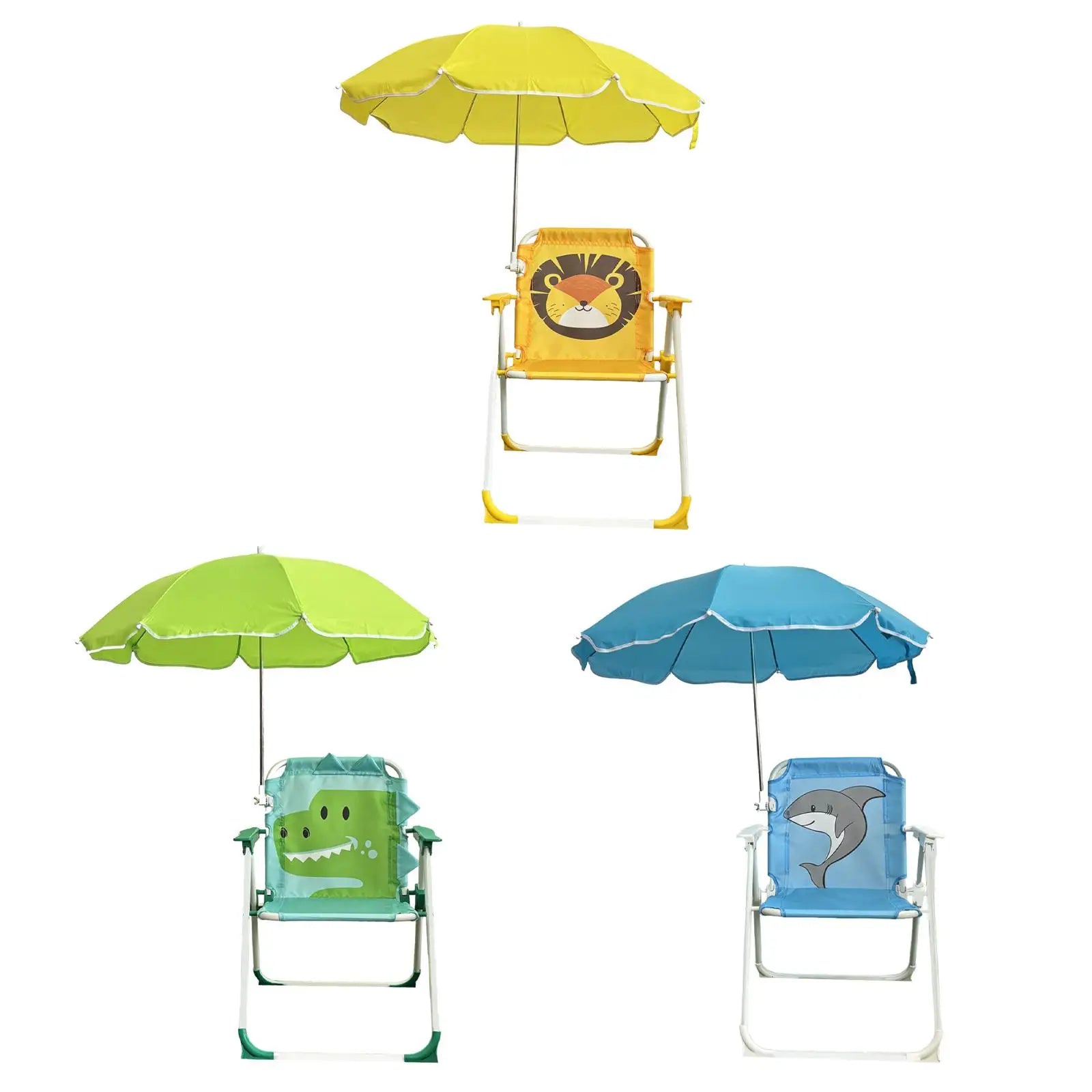 Chaise de plage pour enfants avec auvent - Pliable et parfaite pour le camping et le jardin