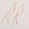 Boucles d'oreilles en forme de vagues