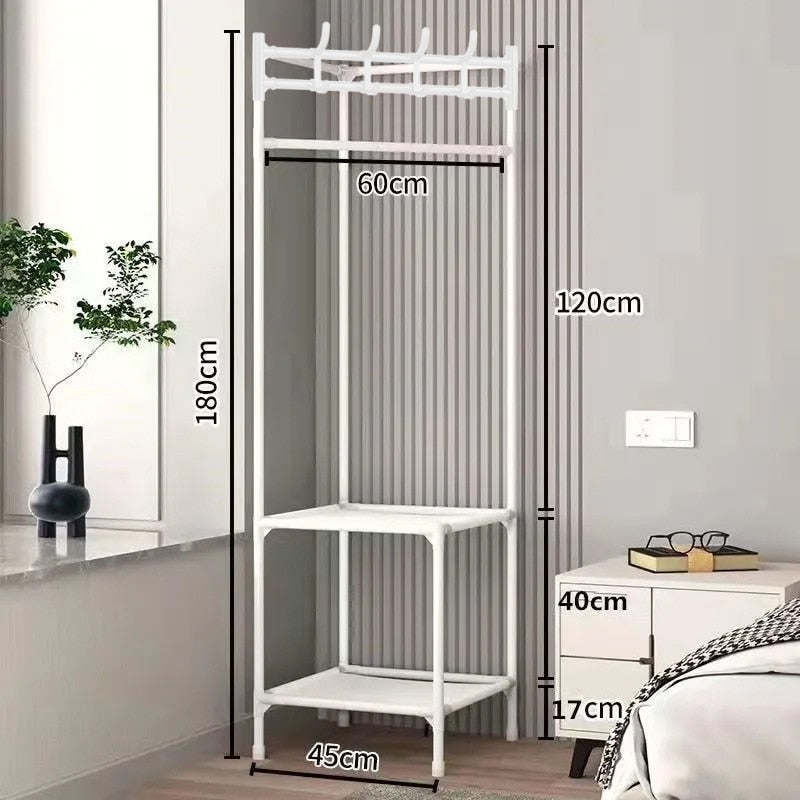 Étagère d'angle EleganceHaven | Rack à vêtements élégant et gain de place pour tous les intérieurs