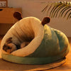 PawPrestige Luxe Lit pour Chien Pliable | Confort ultime et chaleur pour votre chien en hiver