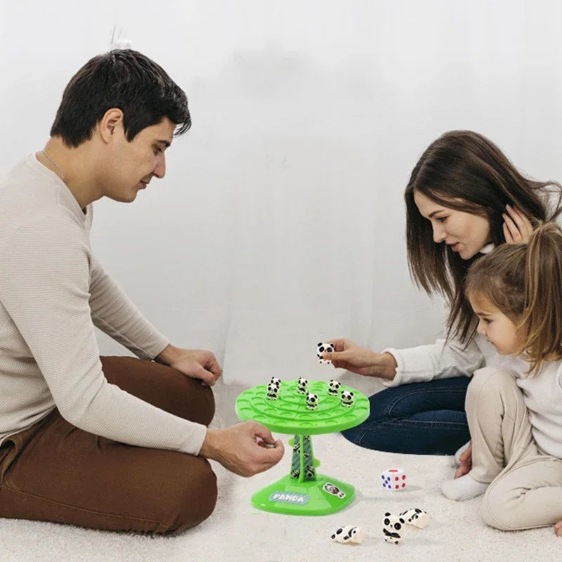 PandaLux Jeu de Balance Créatif | Puzzle de table interactif pour deux joueurs, stimule la collaboration et la créativité chez les enfants