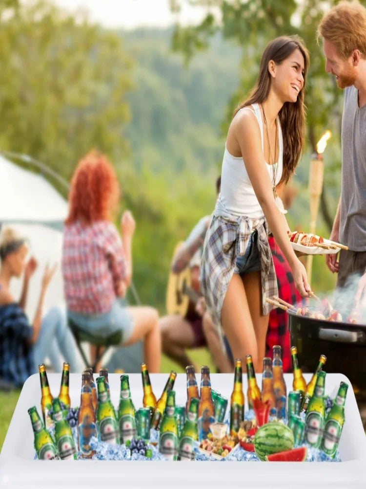 Bar à Glace Gonflable – Accessoire Idéal pour Fêtes et Plaisir au Bord de la Piscine