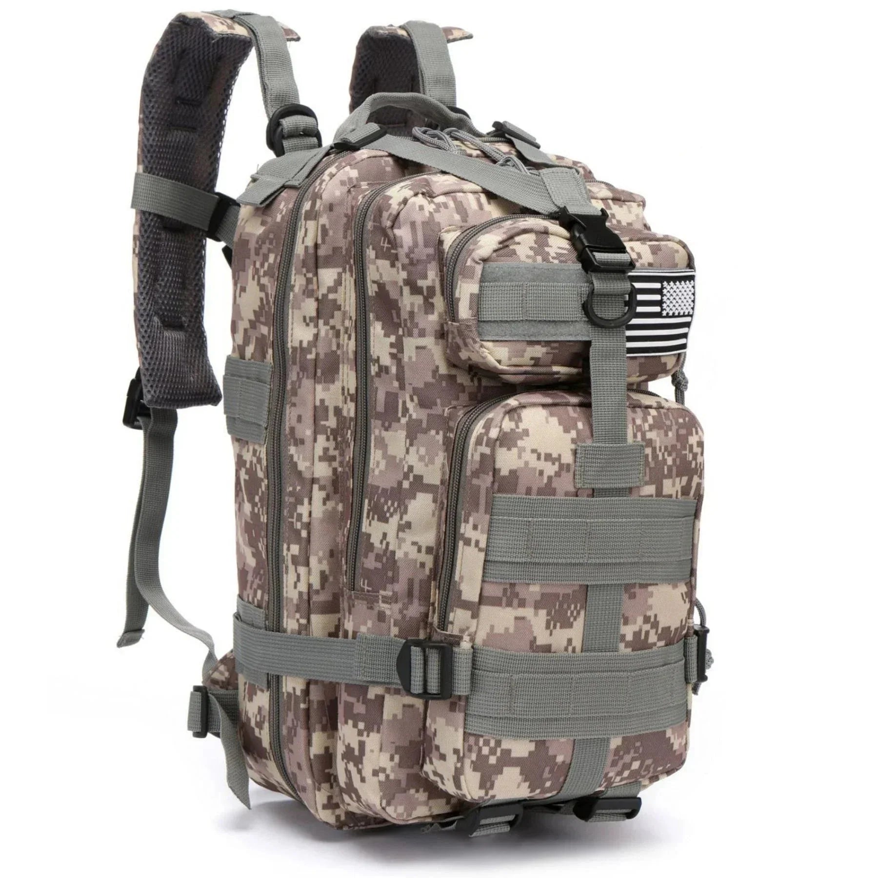 TrailPro Sac à Dos Tactique Commando 30L+ Sac à Dos pour Camping, Pêche & Chasse