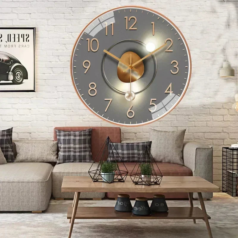 Timeless Whisper™ | Horloge Murale Classique Silencieuse | Design Non-Tictac pour Décor de Chambre et Bureau