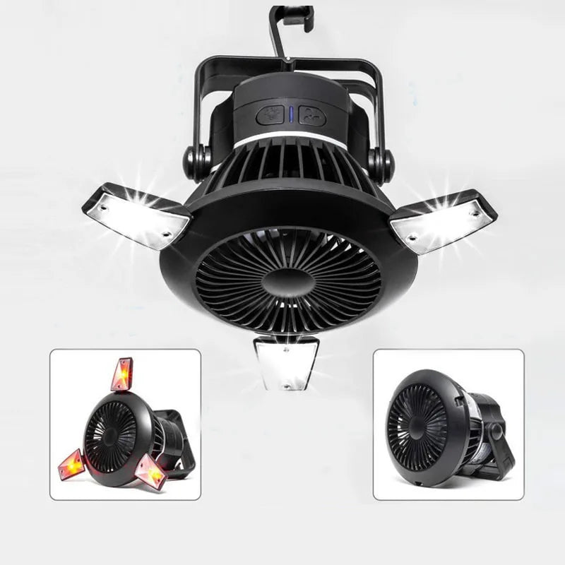 AdventureBeam Solar Powered Tent Light | Refroidissement et éclairage durables pour les aventures en plein air