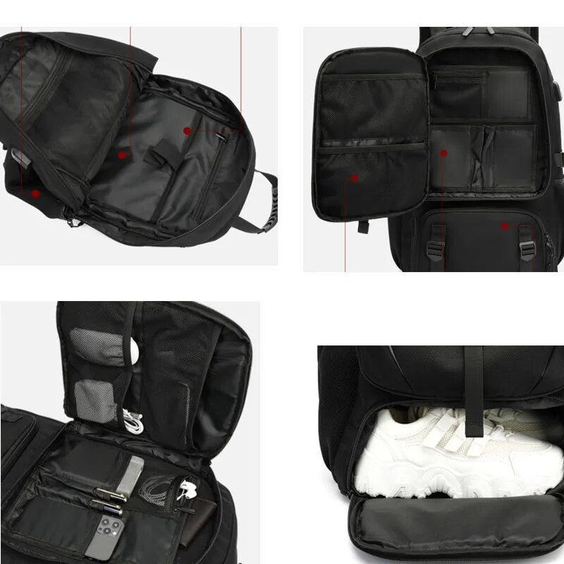 TechTrek Pro Explorer Sac à Dos – Spacieux et Intelligent