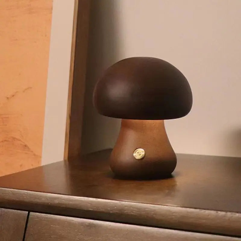 AuraMush | Lampe en bois massif pour une atmosphère chaleureuse