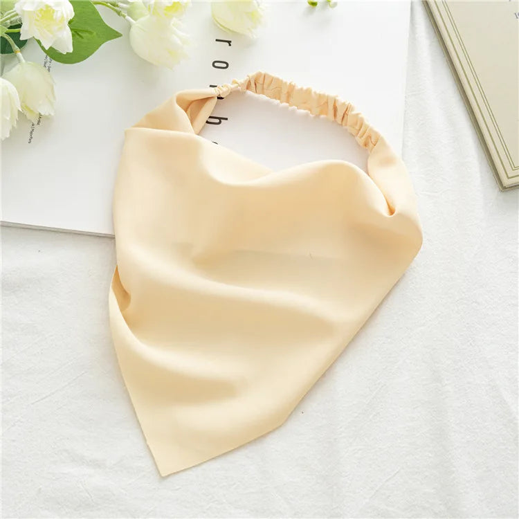 Bandana Vintage Fleurs d'Été 2022 – Accessoires de Cheveux Élégants pour Femmes et Filles