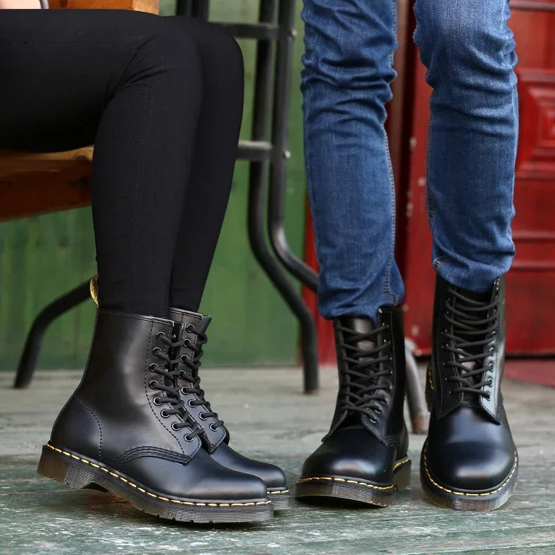 Bottes en Cuir avec Semelle Antidérapante – Victor