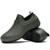 AquaElegance Bottes de Pluie Courtes pour Hommes | Chaussures en Caoutchouc Imperméables, Antidérapantes et Confortables, Idéales pour les Chefs et les Activités en Plein Air par Temps Pluvieux.